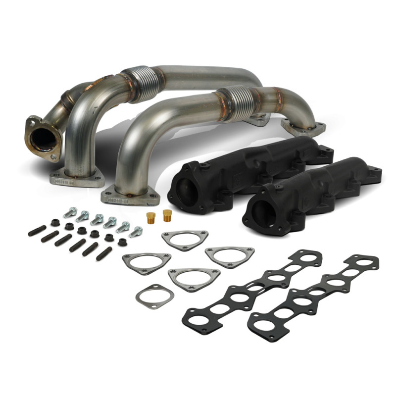 Ford F-450 Super Duty Performance Exhaust - BD Diesel - Exhaust Manifold & Up-Pipe Kit - `08-`10